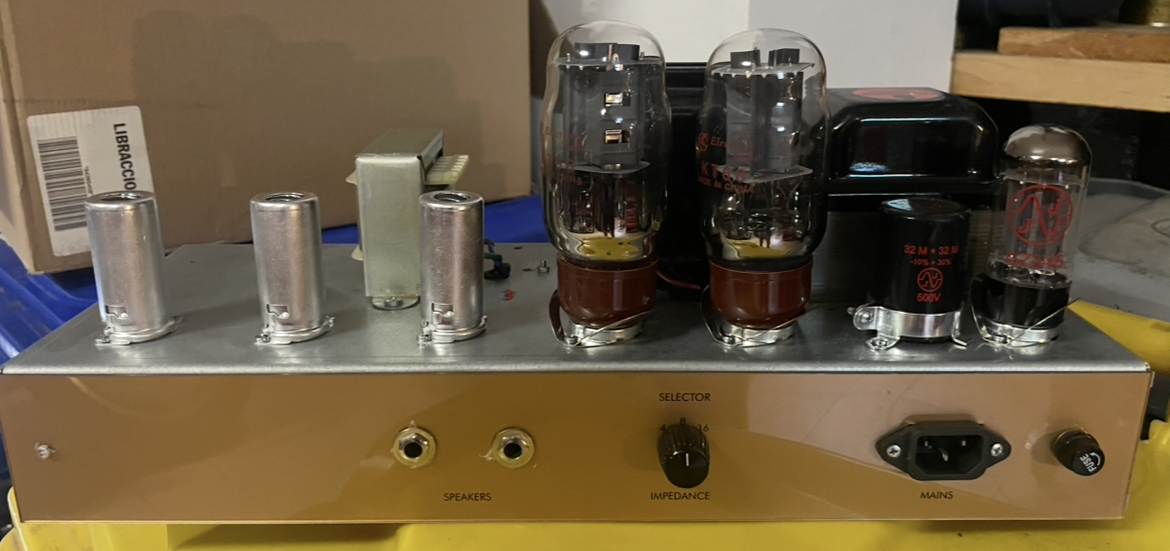 Chassis valvolare frontale – Rainbow Amplification