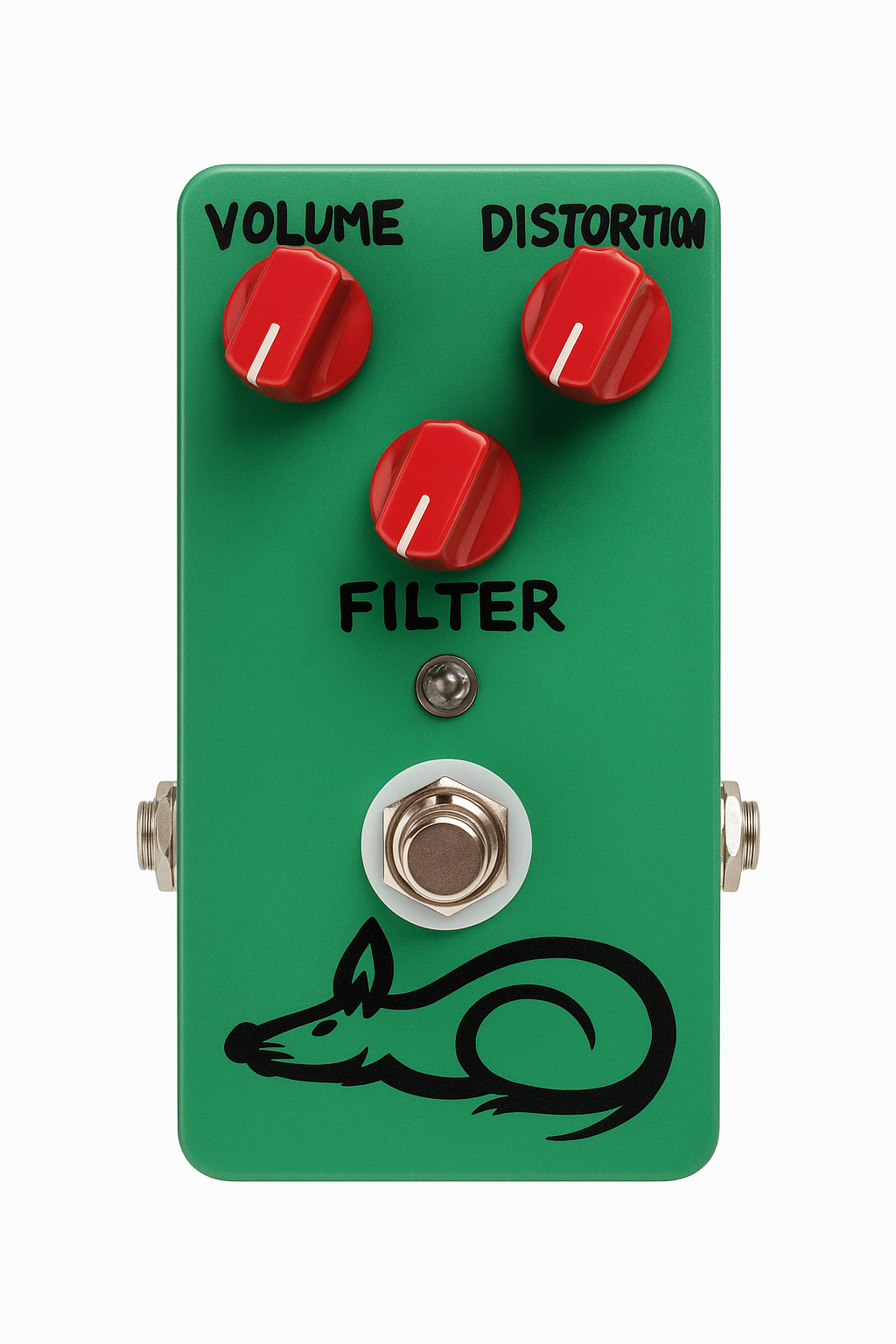 Distorsore artigianale verde stile Rat